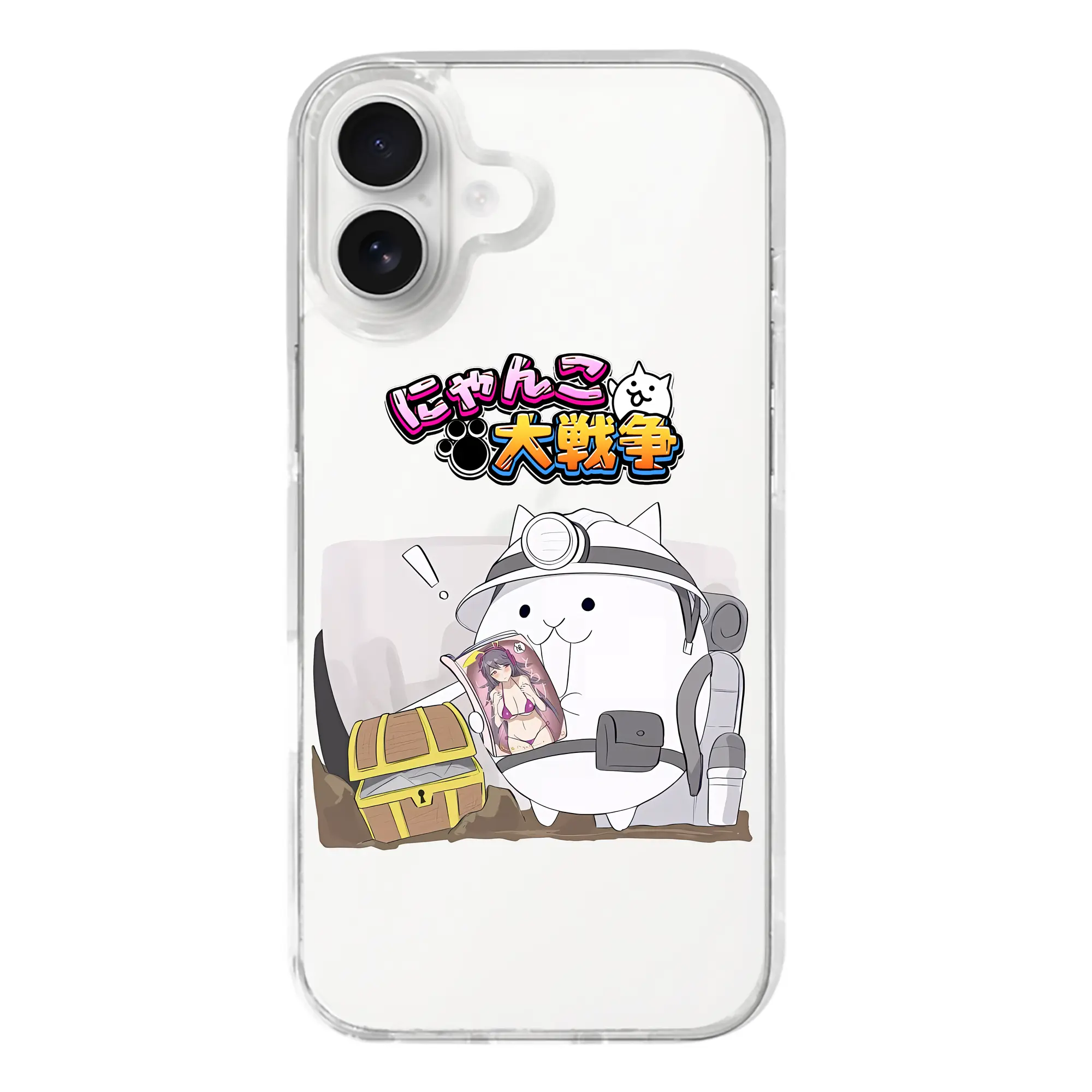 にゃんこ大戦争 グッズ - iPhone 17シリーズ 透明スマホケース – 薄型・耐衝撃・精密フィット保護カバー